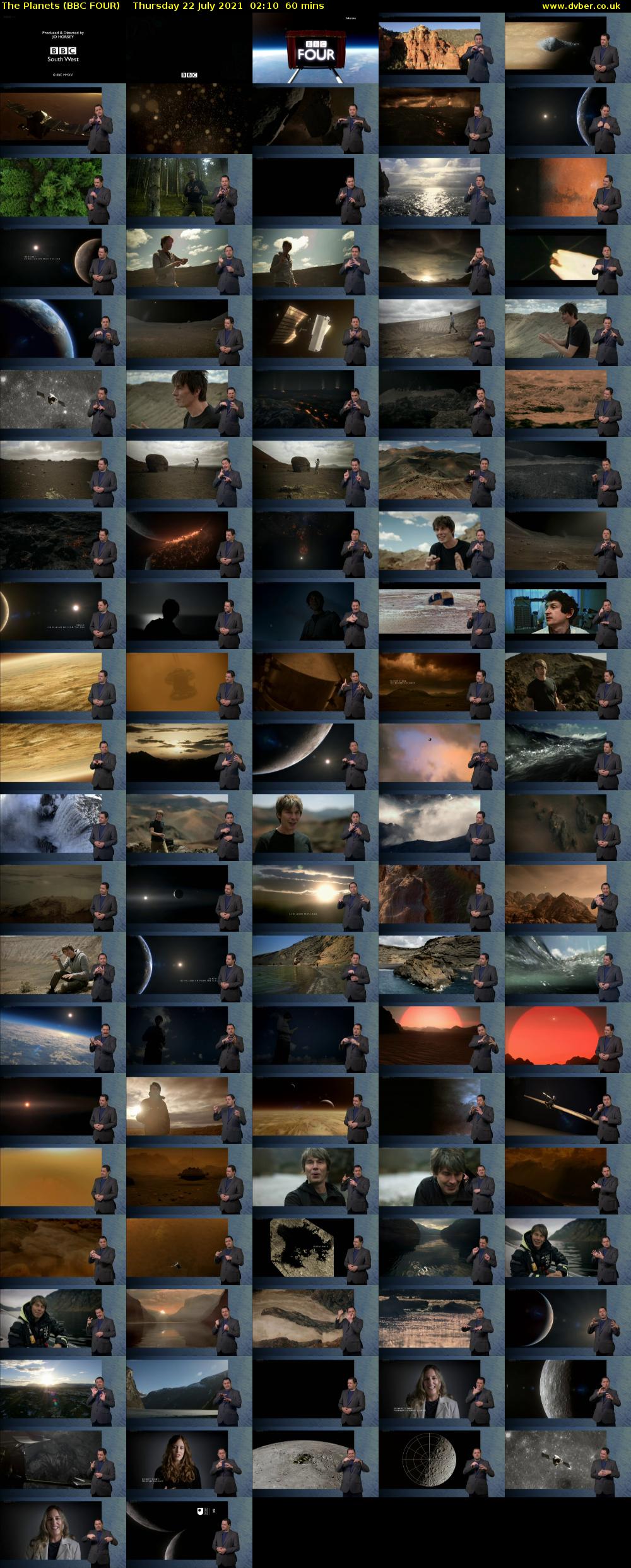The Planets (BBC FOUR) Thursday 22 July 2021 02:10 - 03:10