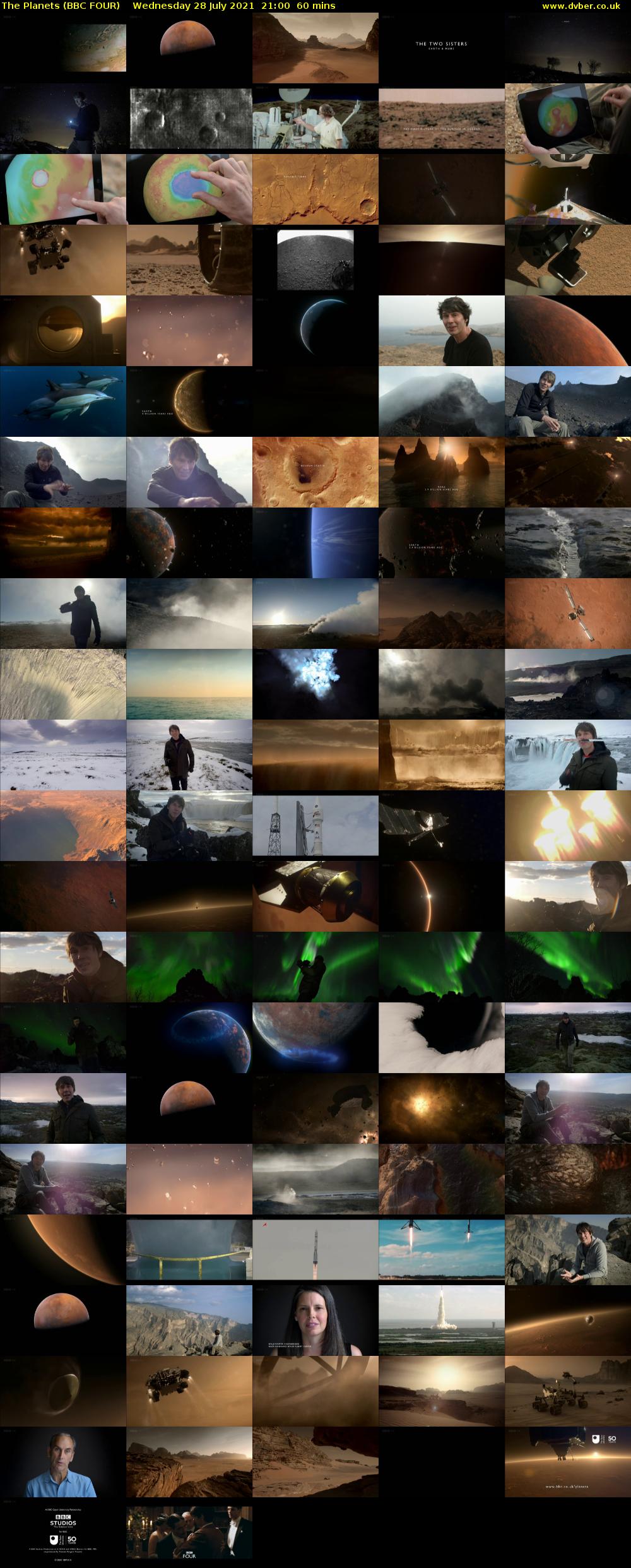 The Planets (BBC FOUR) Wednesday 28 July 2021 21:00 - 22:00