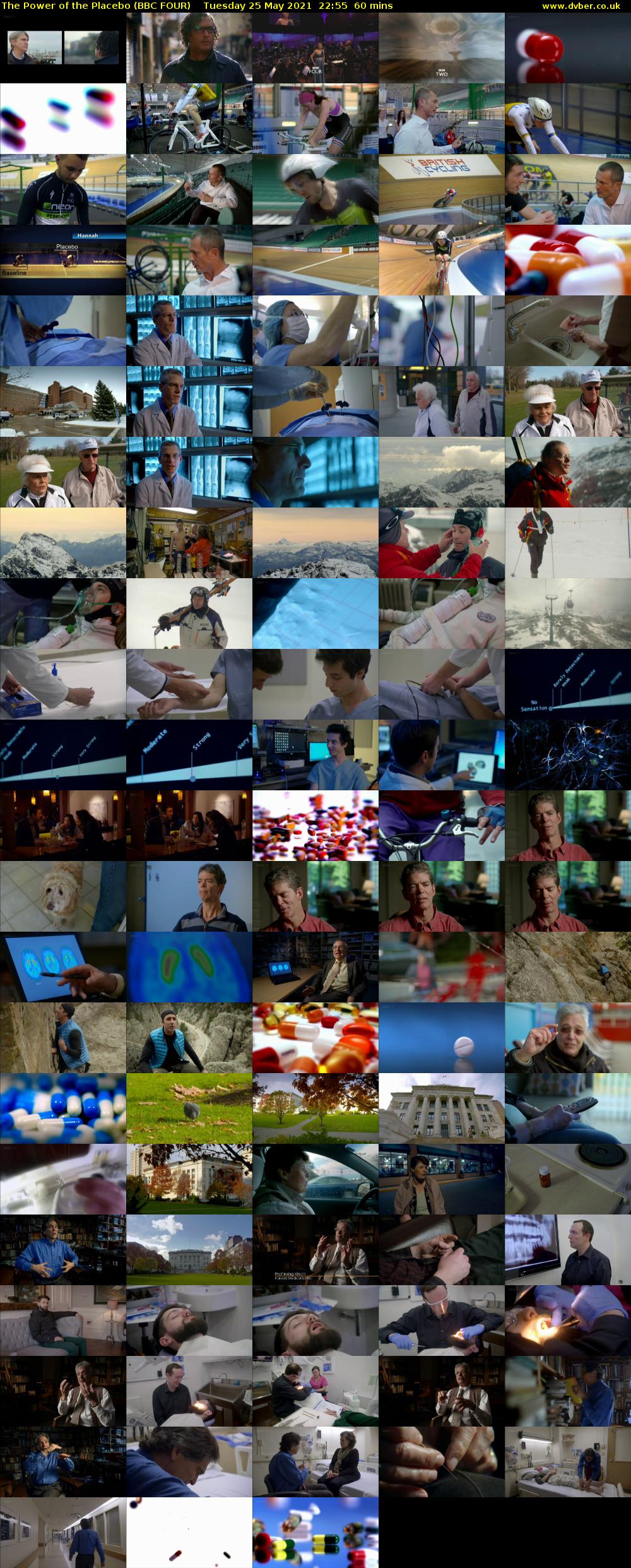 The Power of the Placebo (BBC FOUR) Tuesday 25 May 2021 22:55 - 23:55