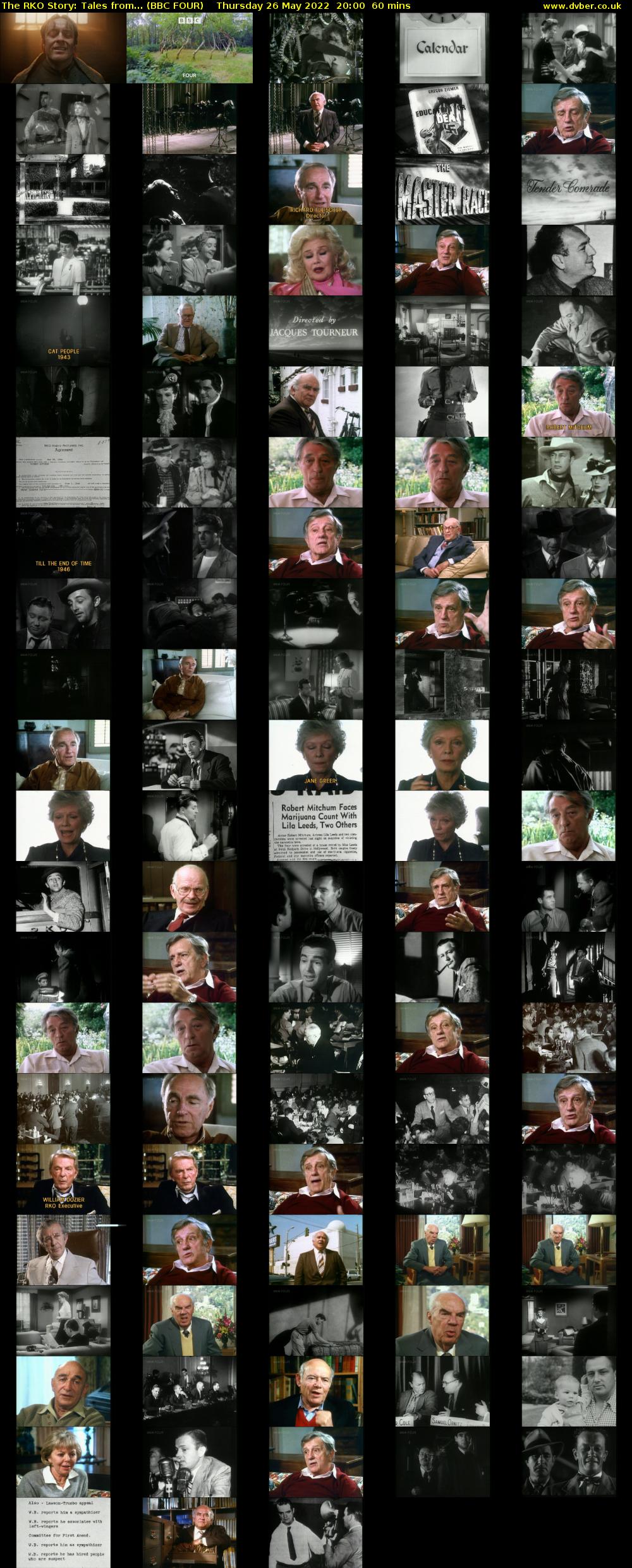 The RKO Story: Tales from... (BBC FOUR) Thursday 26 May 2022 20:00 - 21:00