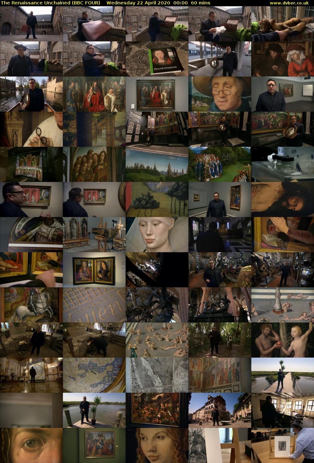 The Renaissance Unchained (BBC FOUR) Wednesday 22 April 2020 00:00 - 01:00