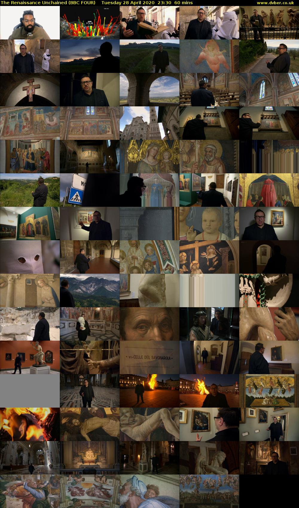 The Renaissance Unchained (BBC FOUR) Tuesday 28 April 2020 23:30 - 00:30