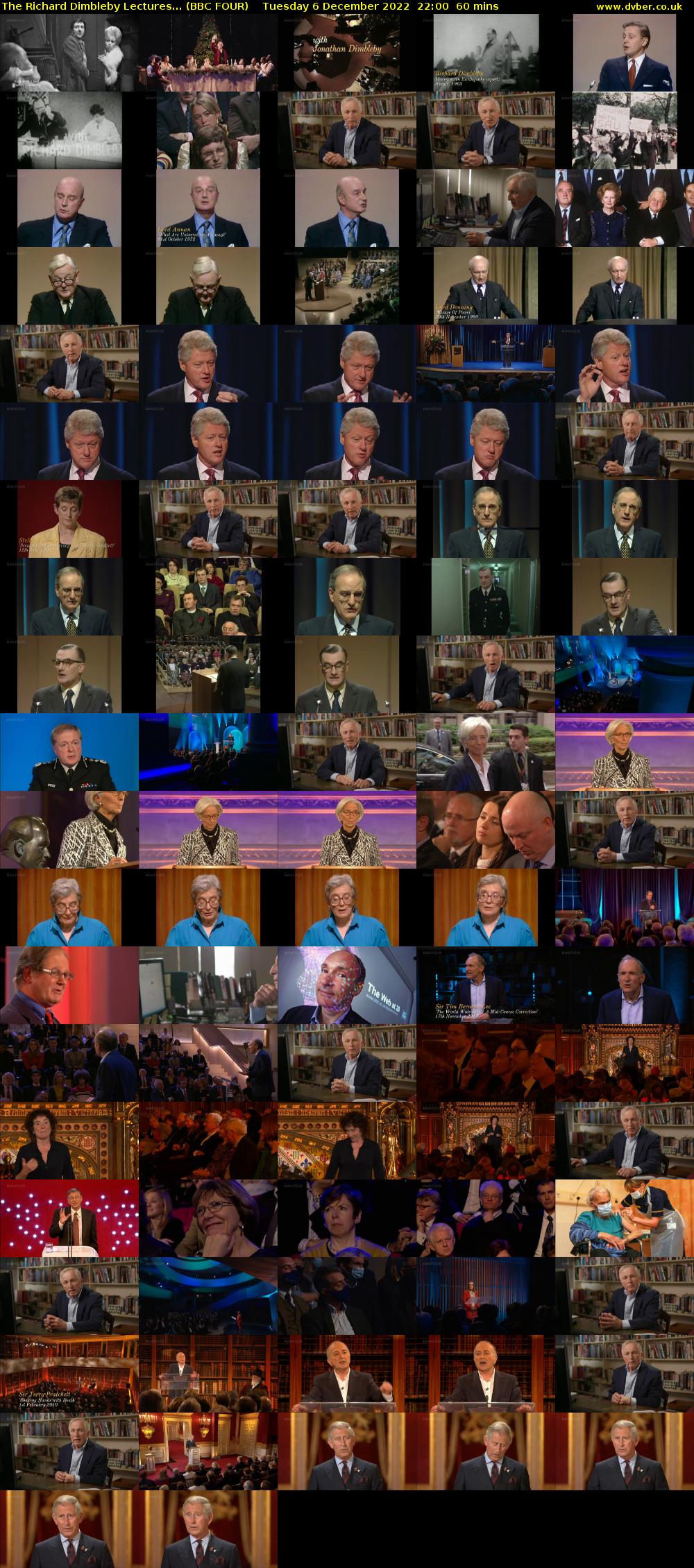 The Richard Dimbleby Lectures... (BBC FOUR) Tuesday 6 December 2022 22:00 - 23:00