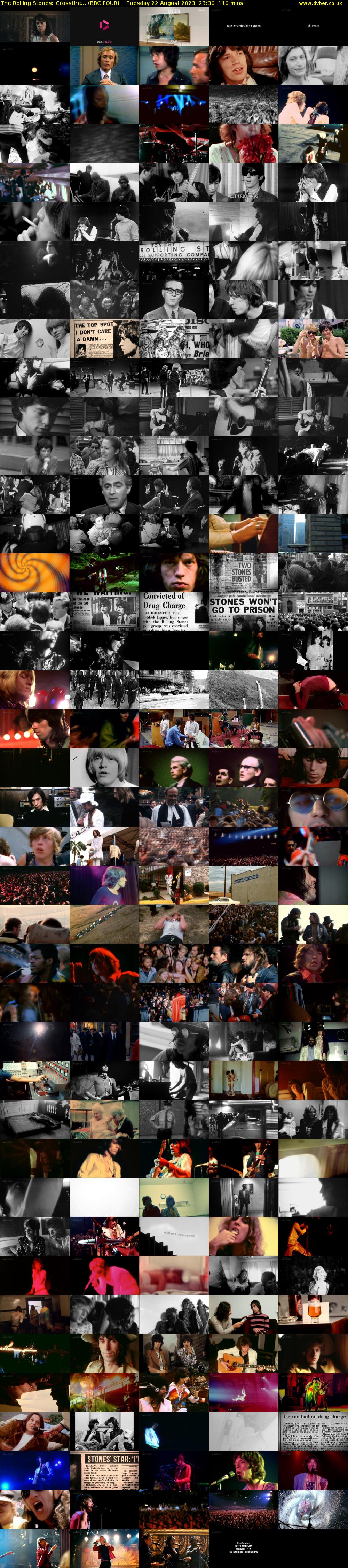 The Rolling Stones: Crossfire... (BBC FOUR) Tuesday 22 August 2023 23:30 - 01:20