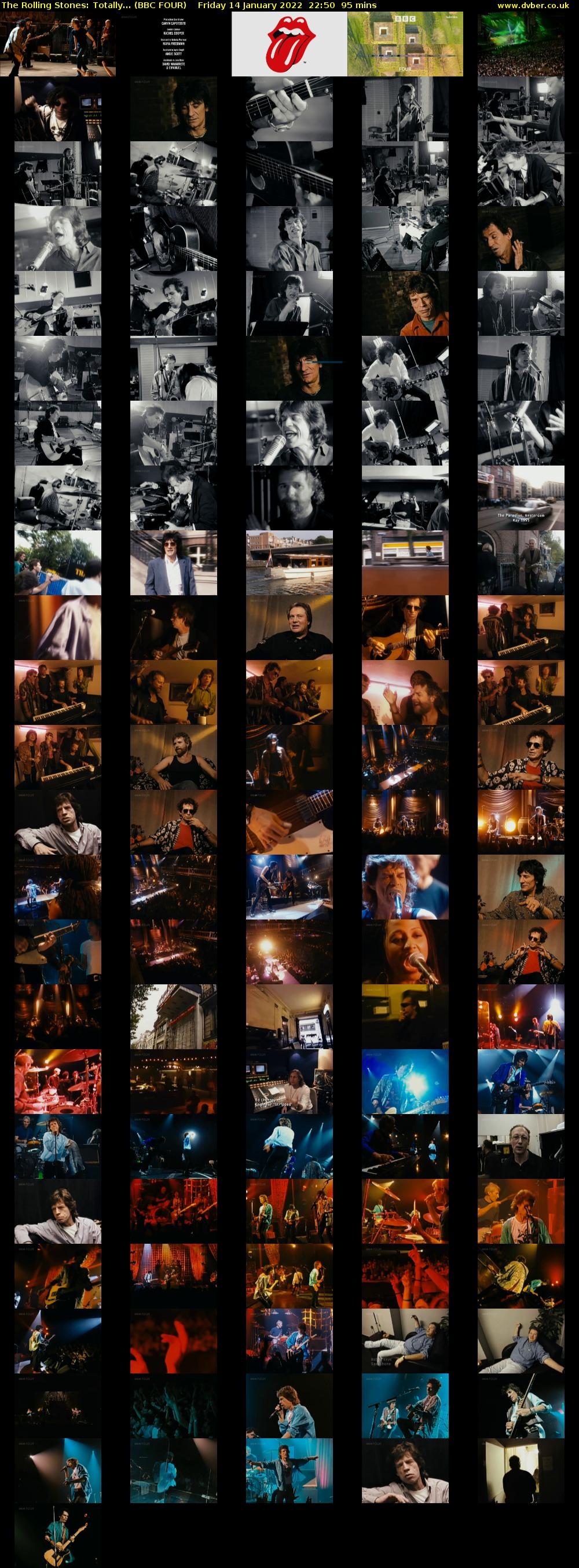 The Rolling Stones: Totally... (BBC FOUR) Friday 14 January 2022 22:50 - 00:25