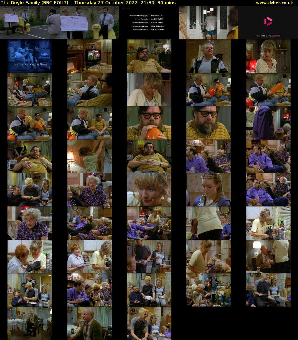 The Royle Family (BBC FOUR) Thursday 27 October 2022 21:30 - 22:00