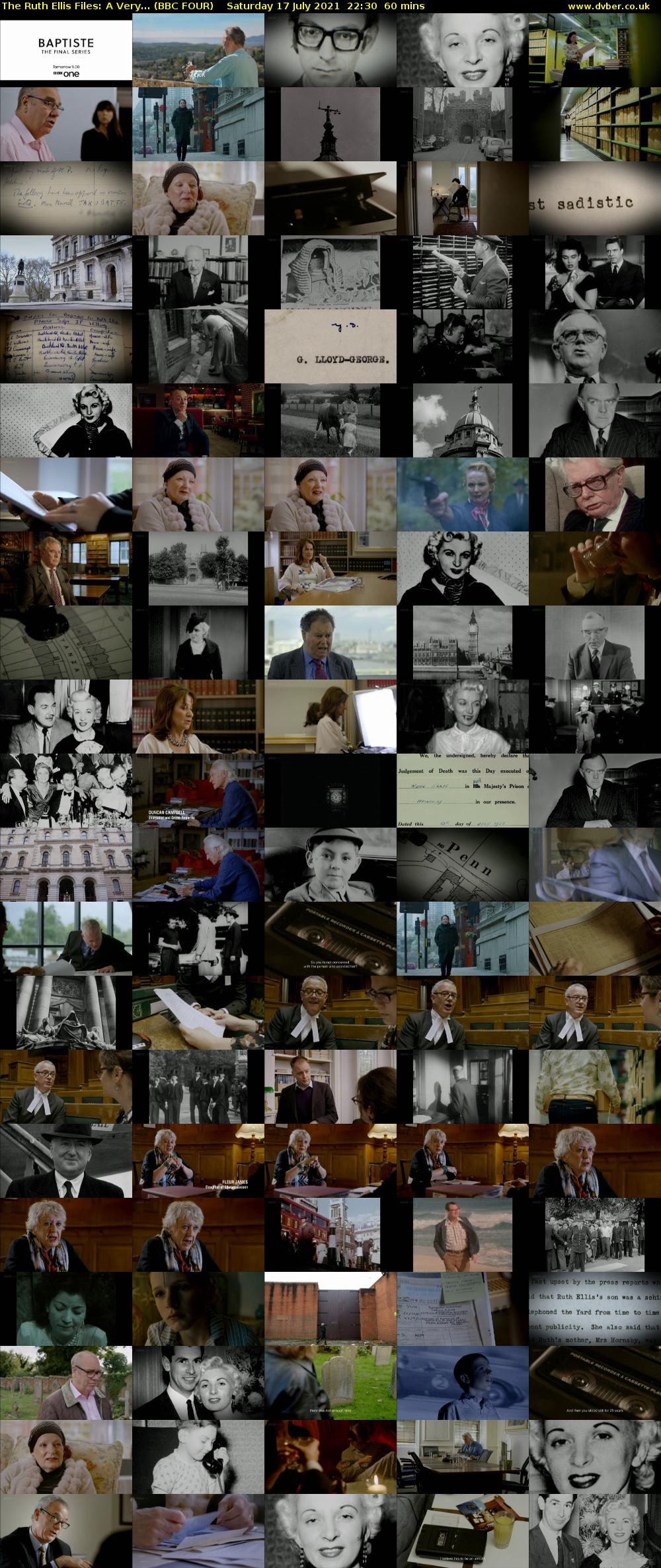 The Ruth Ellis Files: A Very... (BBC FOUR) Saturday 17 July 2021 22:30 - 23:30