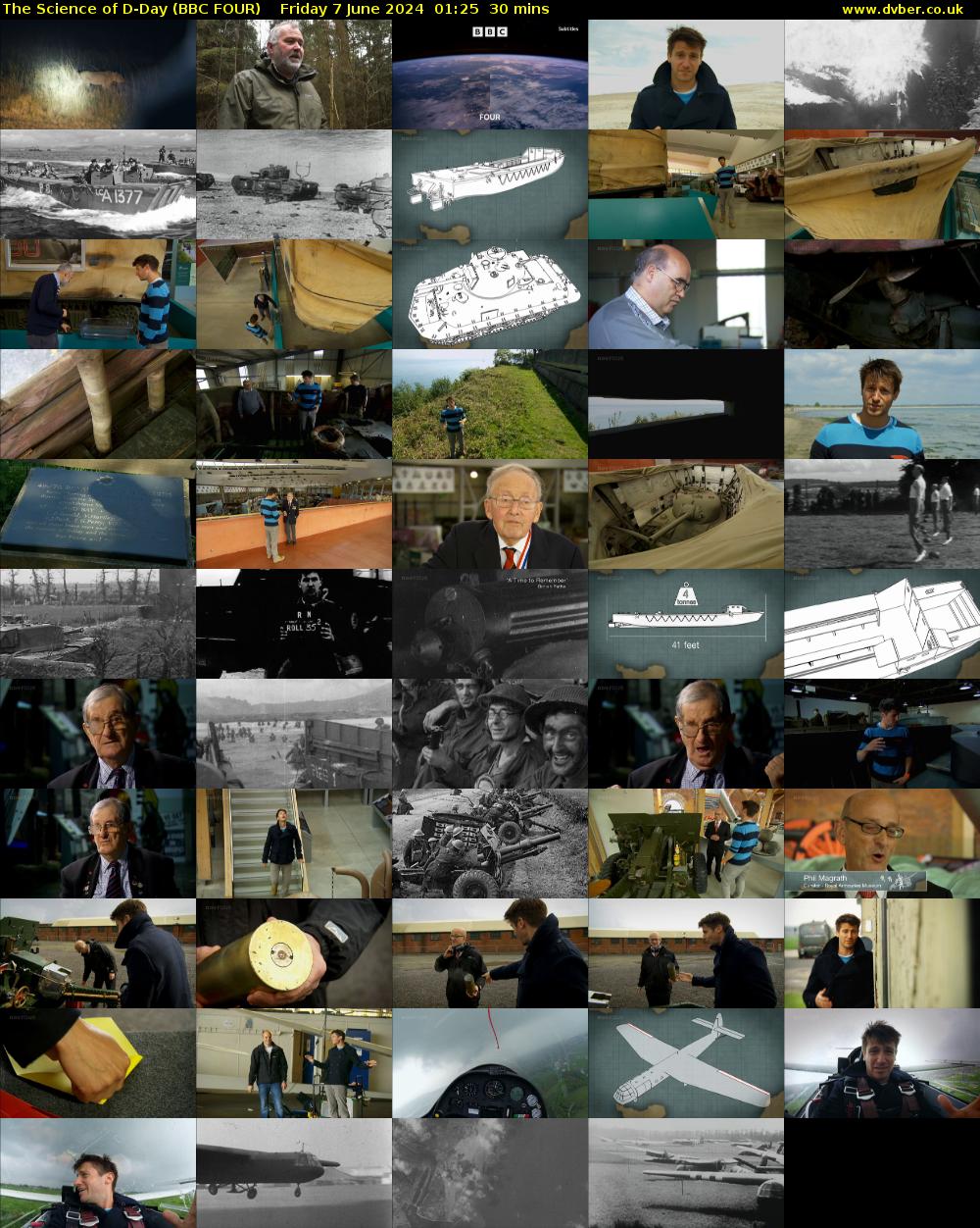 The Science of D-Day (BBC FOUR) Friday 7 June 2024 01:25 - 01:55