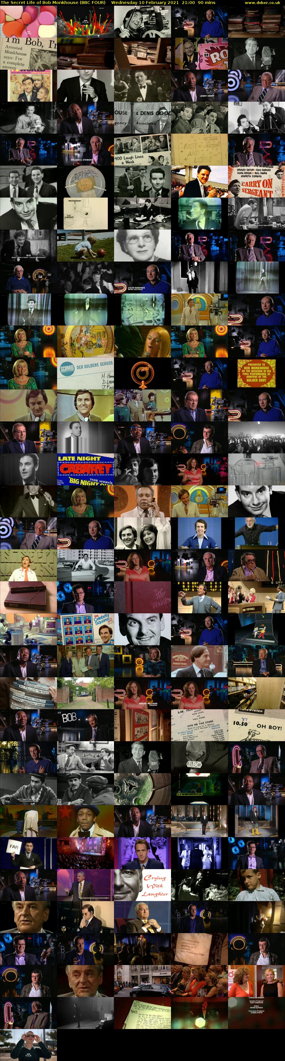 The Secret Life of Bob Monkhouse (BBC FOUR) Wednesday 10 February 2021 21:00 - 22:30