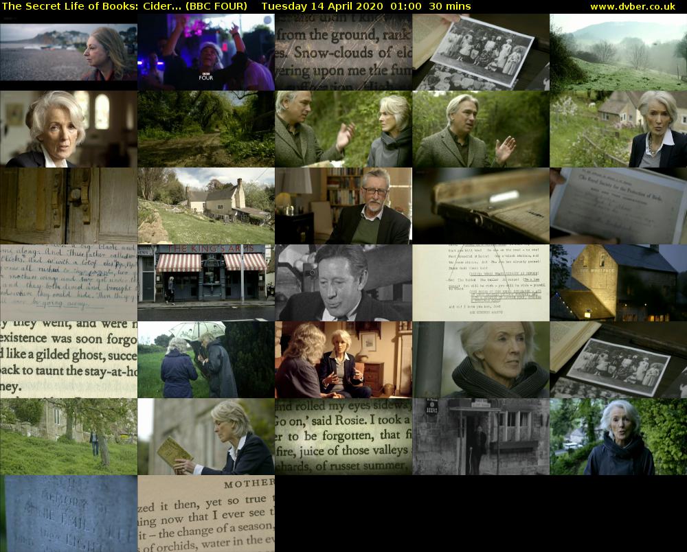 The Secret Life of Books: Cider... (BBC FOUR) Tuesday 14 April 2020 01:00 - 01:30
