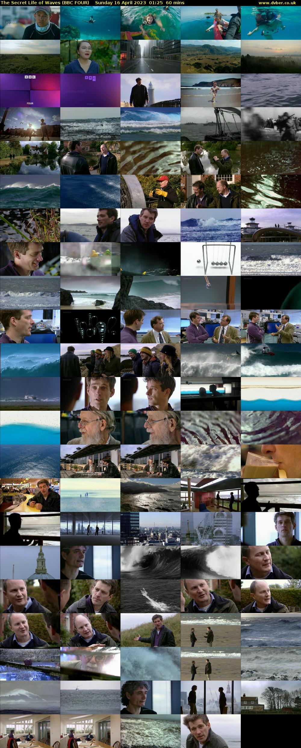 The Secret Life of Waves (BBC FOUR) Sunday 16 April 2023 01:25 - 02:25