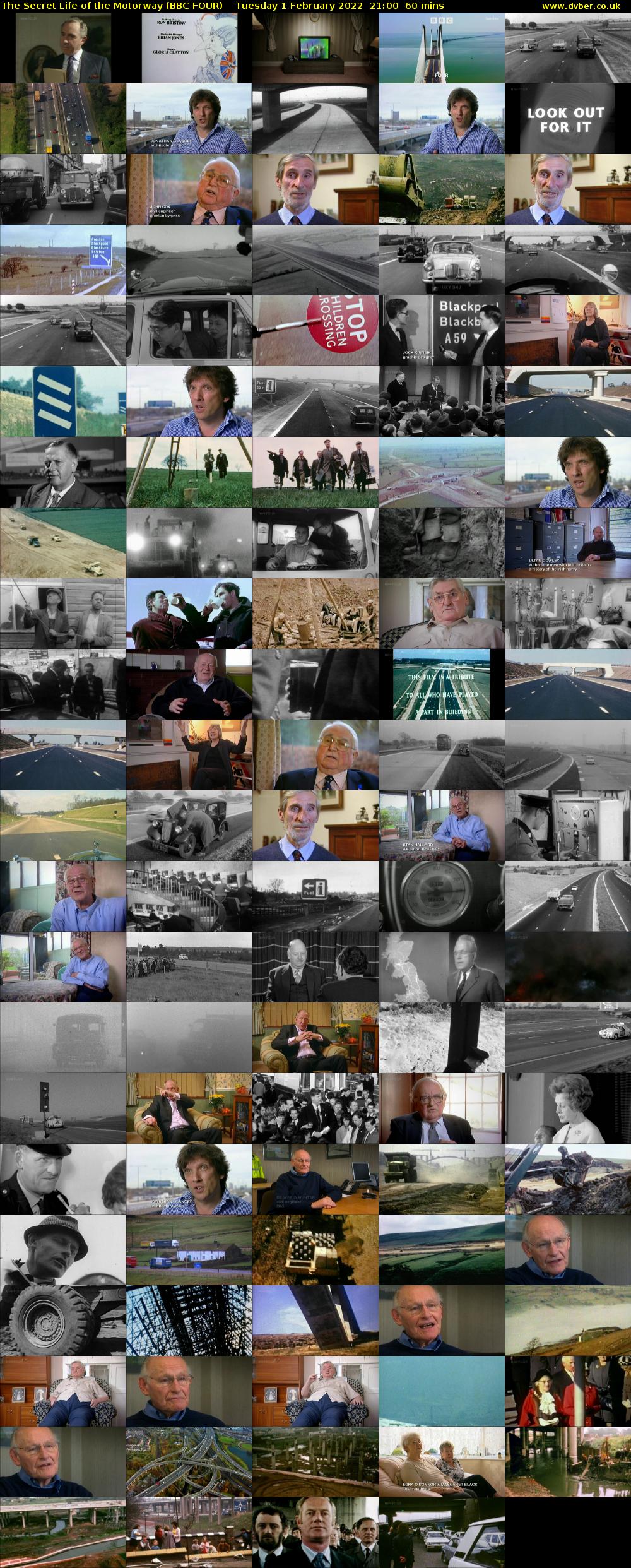 The Secret Life of the Motorway (BBC FOUR) Tuesday 1 February 2022 21:00 - 22:00