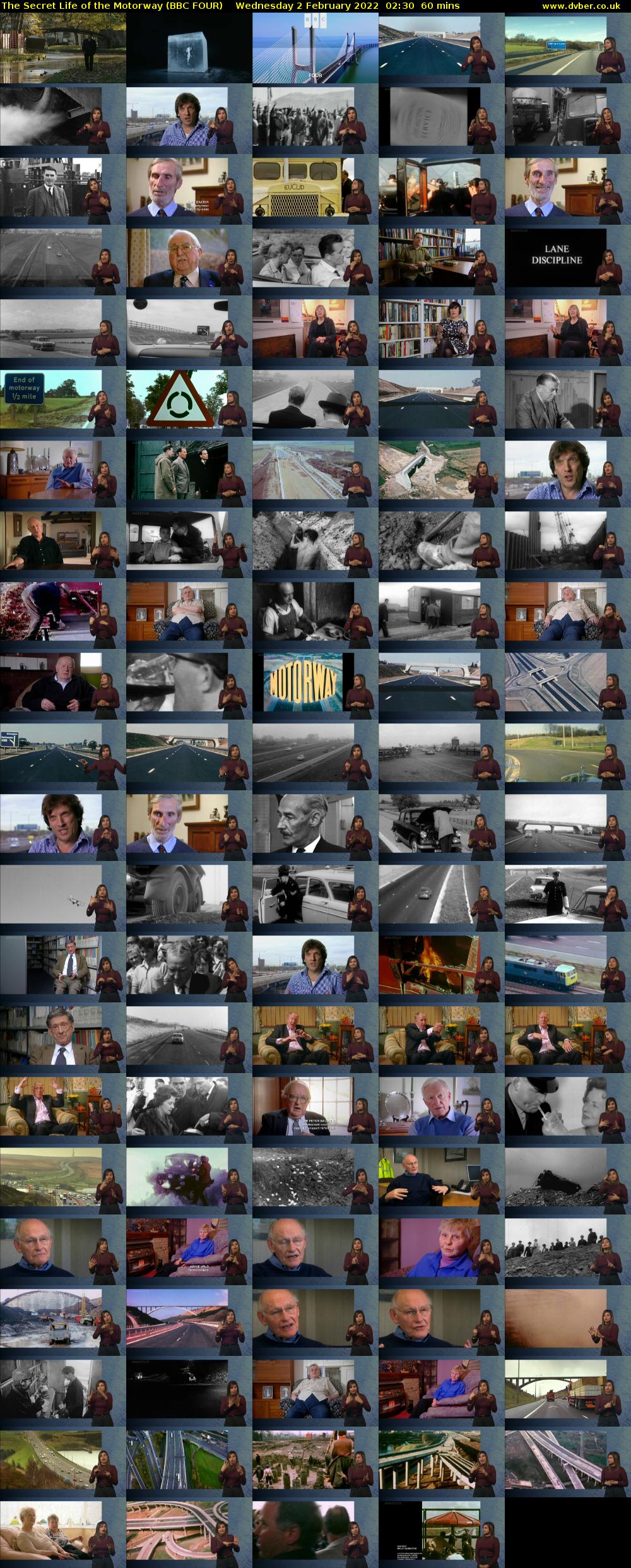 The Secret Life of the Motorway (BBC FOUR) Wednesday 2 February 2022 02:30 - 03:30