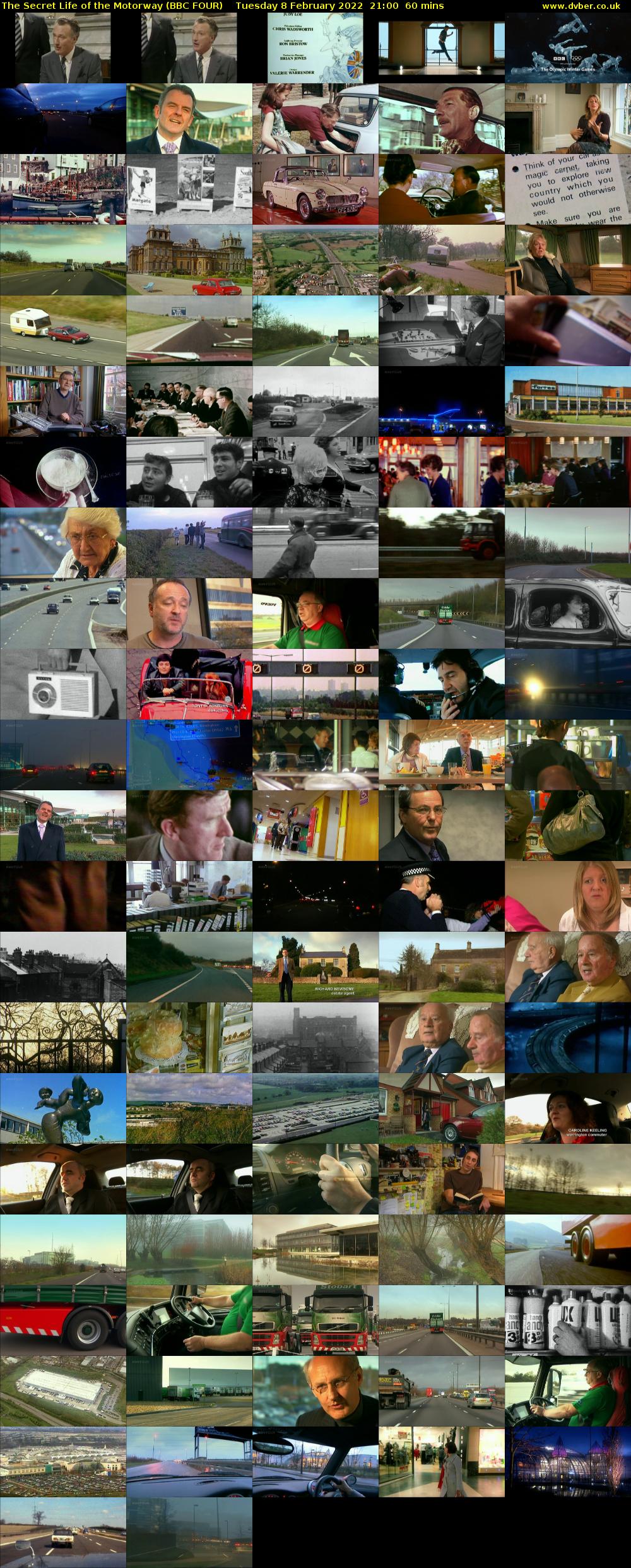 The Secret Life of the Motorway (BBC FOUR) Tuesday 8 February 2022 21:00 - 22:00