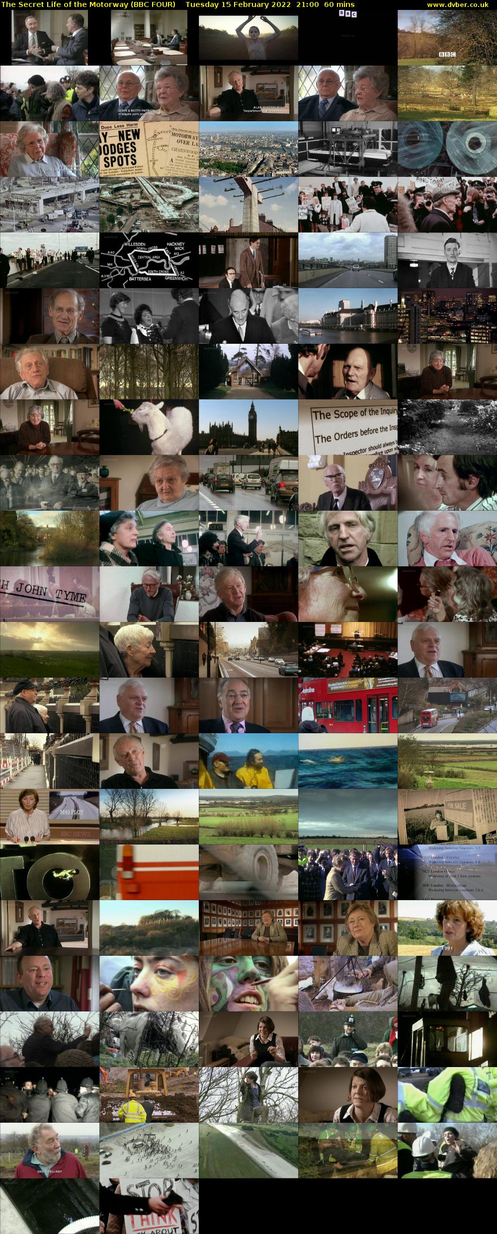 The Secret Life of the Motorway (BBC FOUR) Tuesday 15 February 2022 21:00 - 22:00