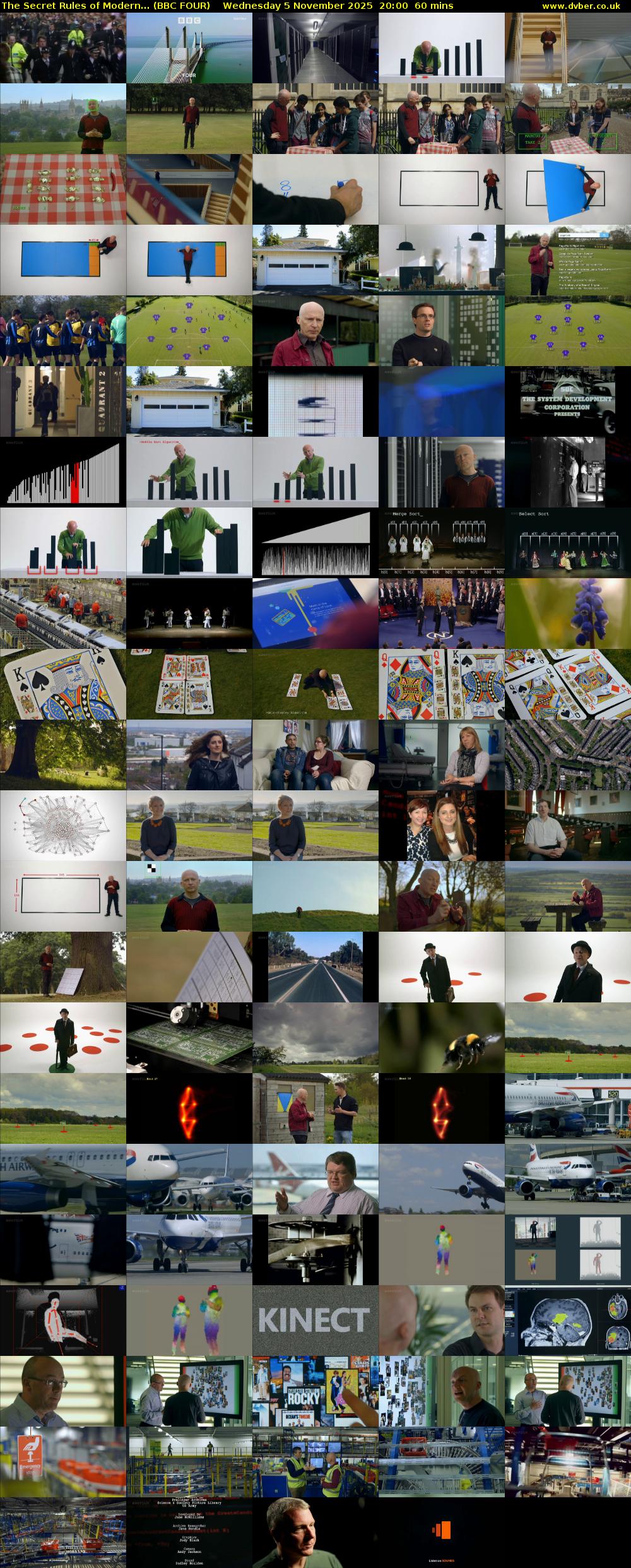 The Secret Rules of Modern... (BBC FOUR) Wednesday 5 November 2025 20:00 - 21:00