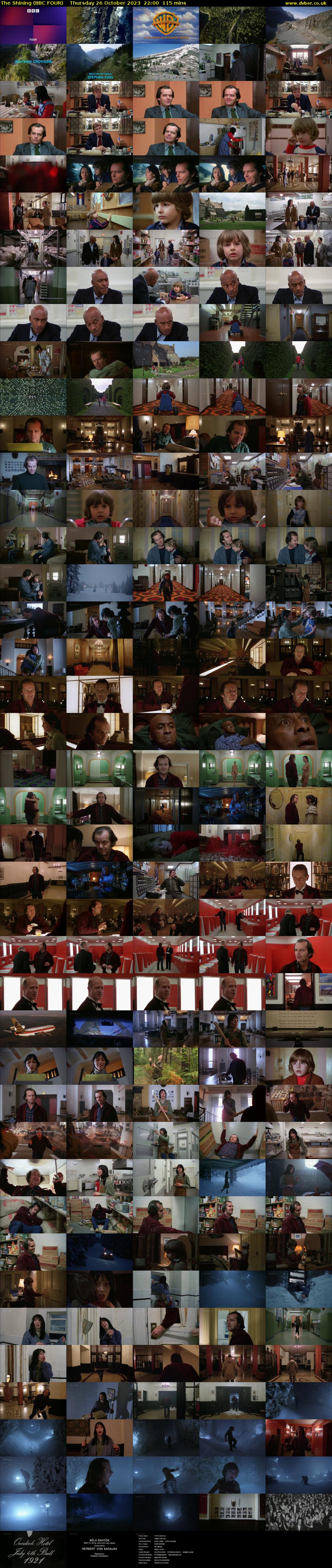 The Shining (BBC FOUR) Thursday 26 October 2023 22:00 - 23:55
