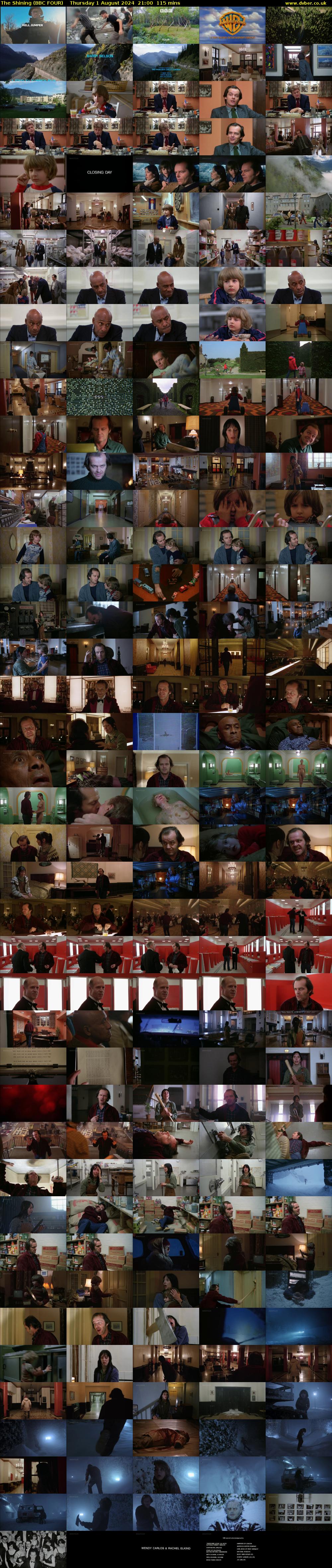 The Shining (BBC FOUR) Thursday 1 August 2024 21:00 - 22:55