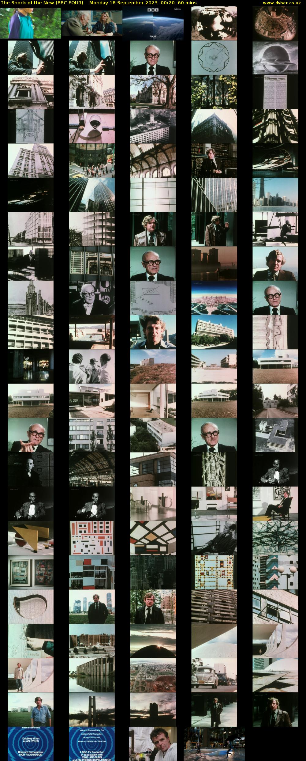 The Shock of the New (BBC FOUR) Monday 18 September 2023 00:20 - 01:20