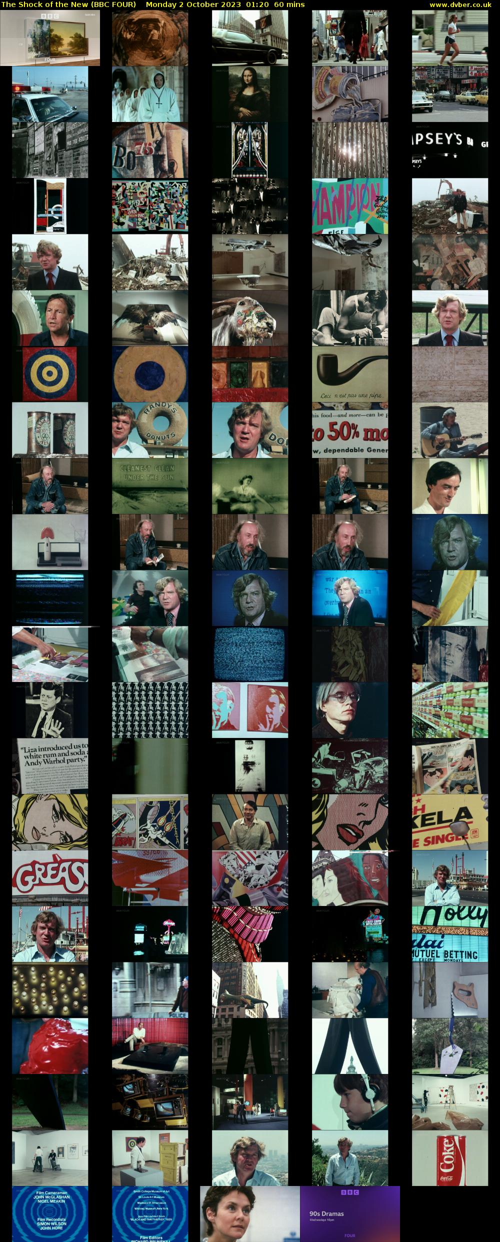 The Shock of the New (BBC FOUR) Monday 2 October 2023 01:20 - 02:20