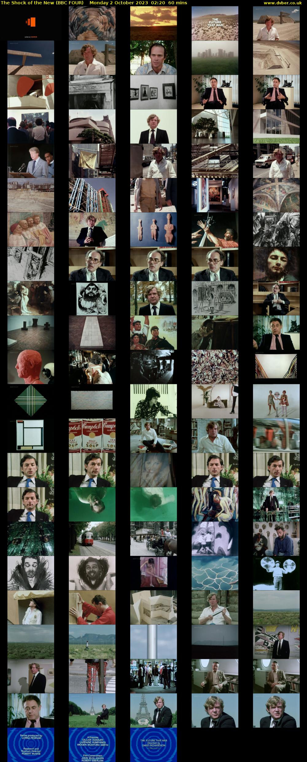 The Shock of the New (BBC FOUR) Monday 2 October 2023 02:20 - 03:20