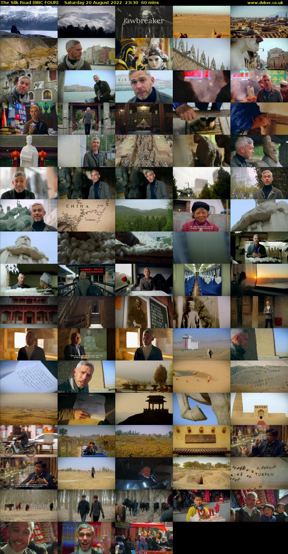The Silk Road (BBC FOUR) Saturday 20 August 2022 23:30 - 00:30