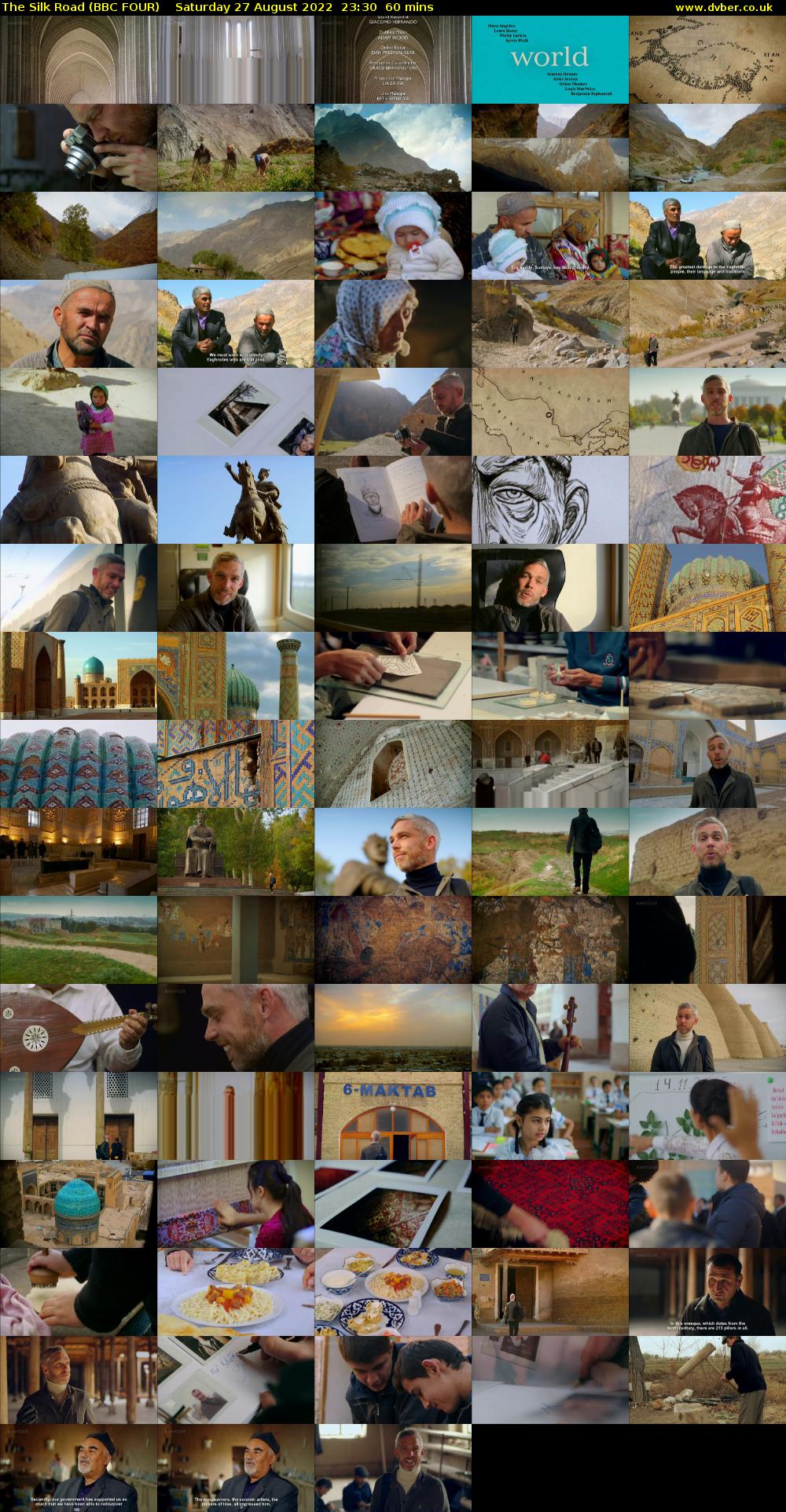 The Silk Road (BBC FOUR) Saturday 27 August 2022 23:30 - 00:30