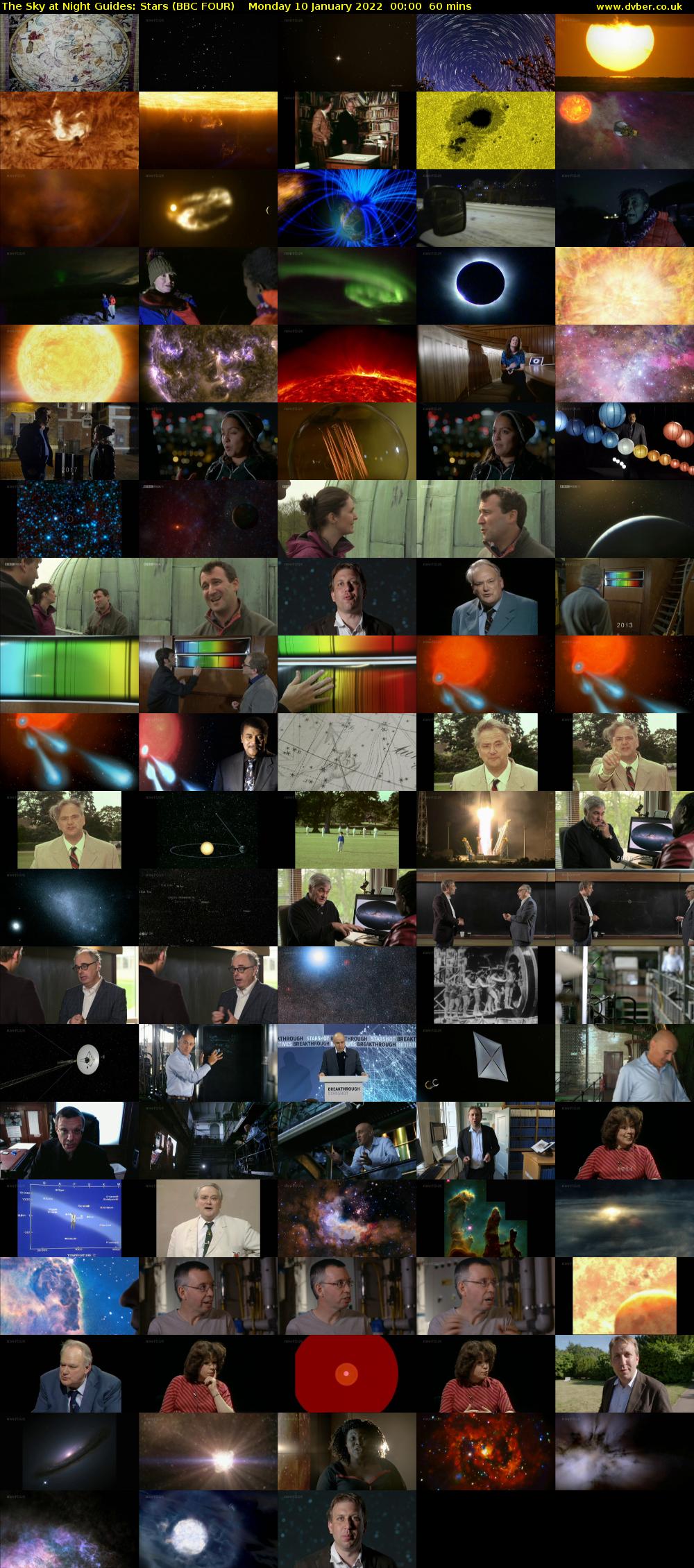 The Sky at Night Guides: Stars (BBC FOUR) Monday 10 January 2022 00:00 - 01:00