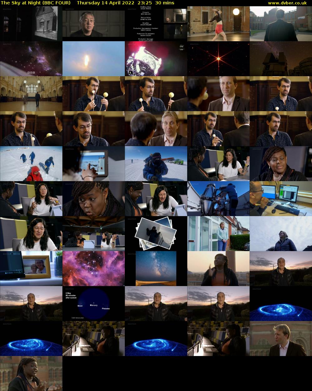 The Sky at Night (BBC FOUR) Thursday 14 April 2022 23:25 - 23:55