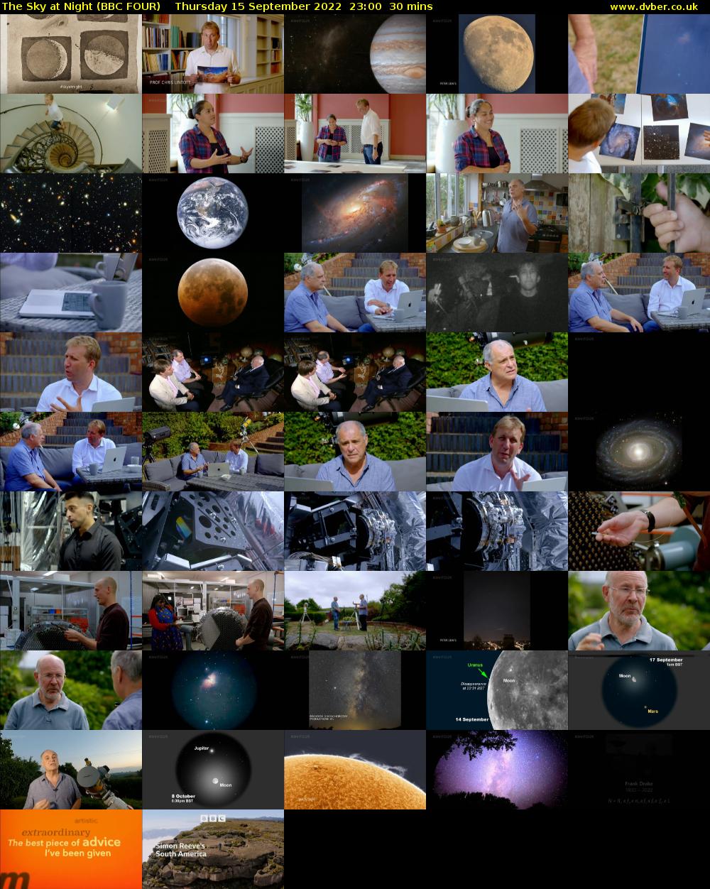 The Sky at Night (BBC FOUR) Thursday 15 September 2022 23:00 - 23:30