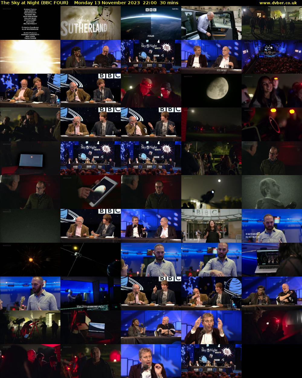 The Sky at Night (BBC FOUR) Monday 13 November 2023 22:00 - 22:30