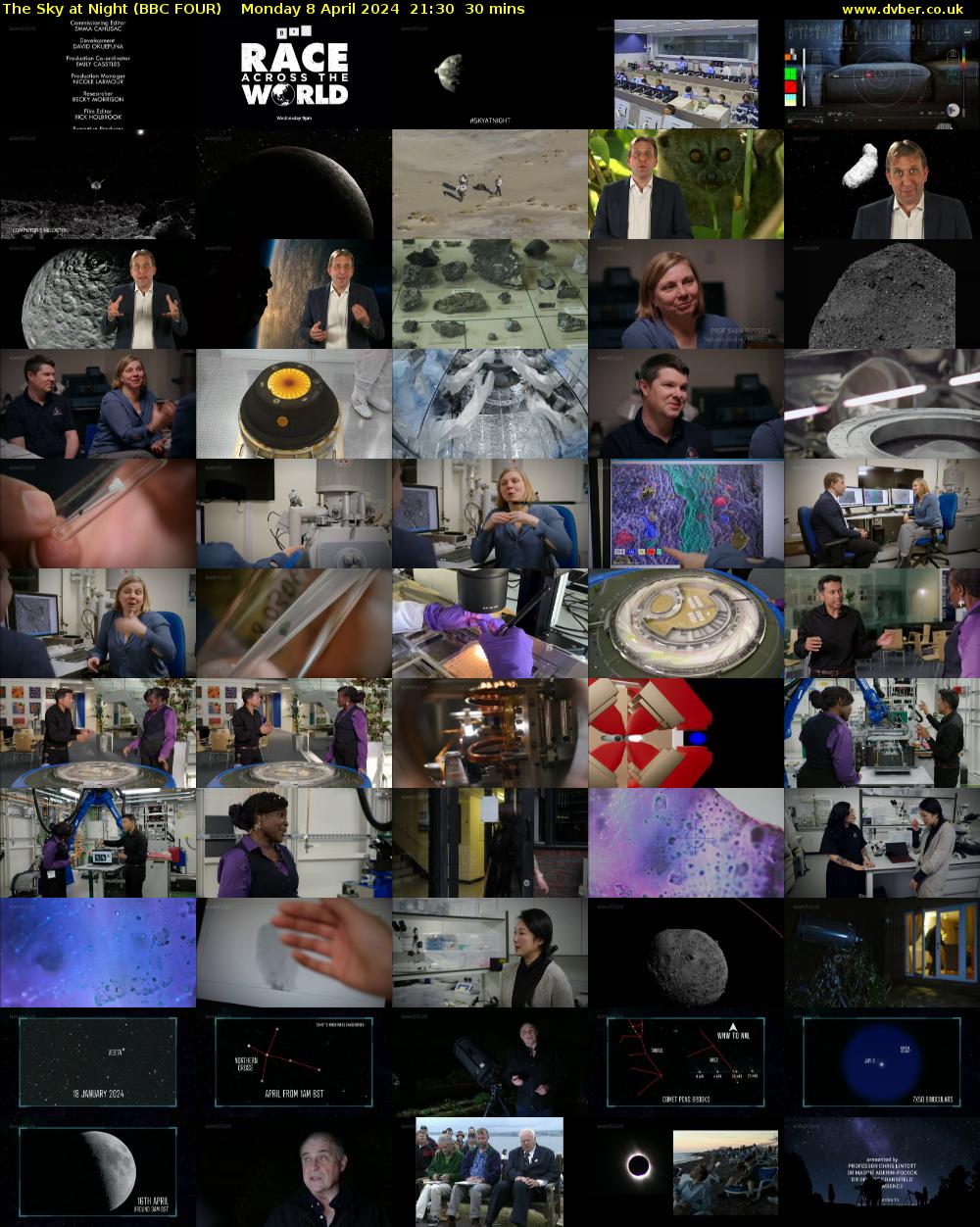 The Sky at Night (BBC FOUR) Monday 8 April 2024 21:30 - 22:00