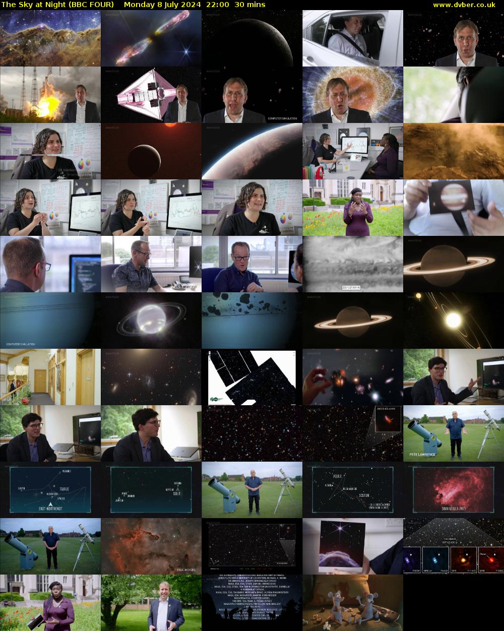 The Sky at Night (BBC FOUR) Monday 8 July 2024 22:00 - 22:30