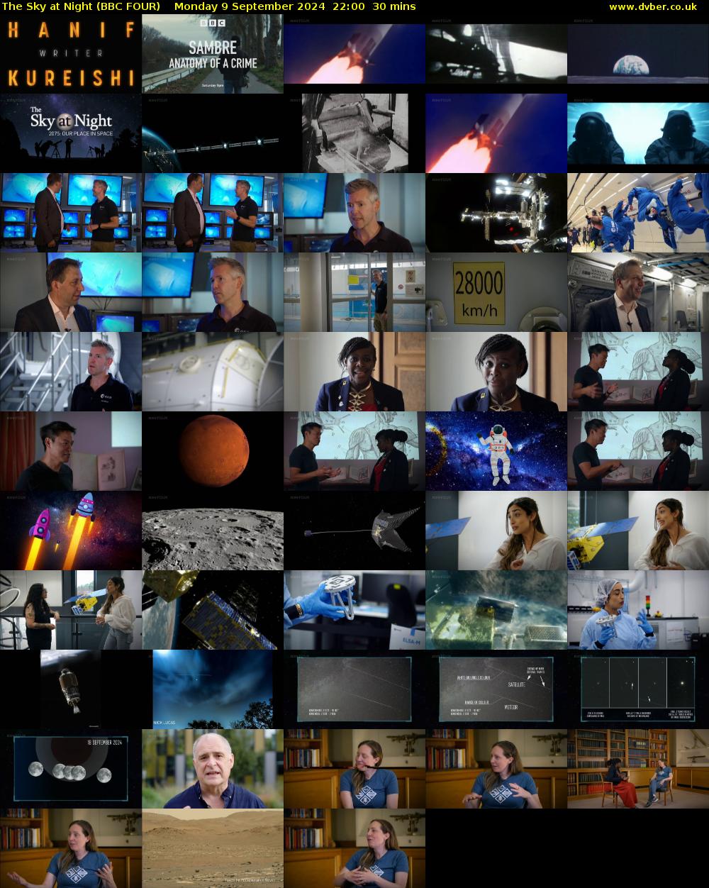 The Sky at Night (BBC FOUR) Monday 9 September 2024 22:00 - 22:30