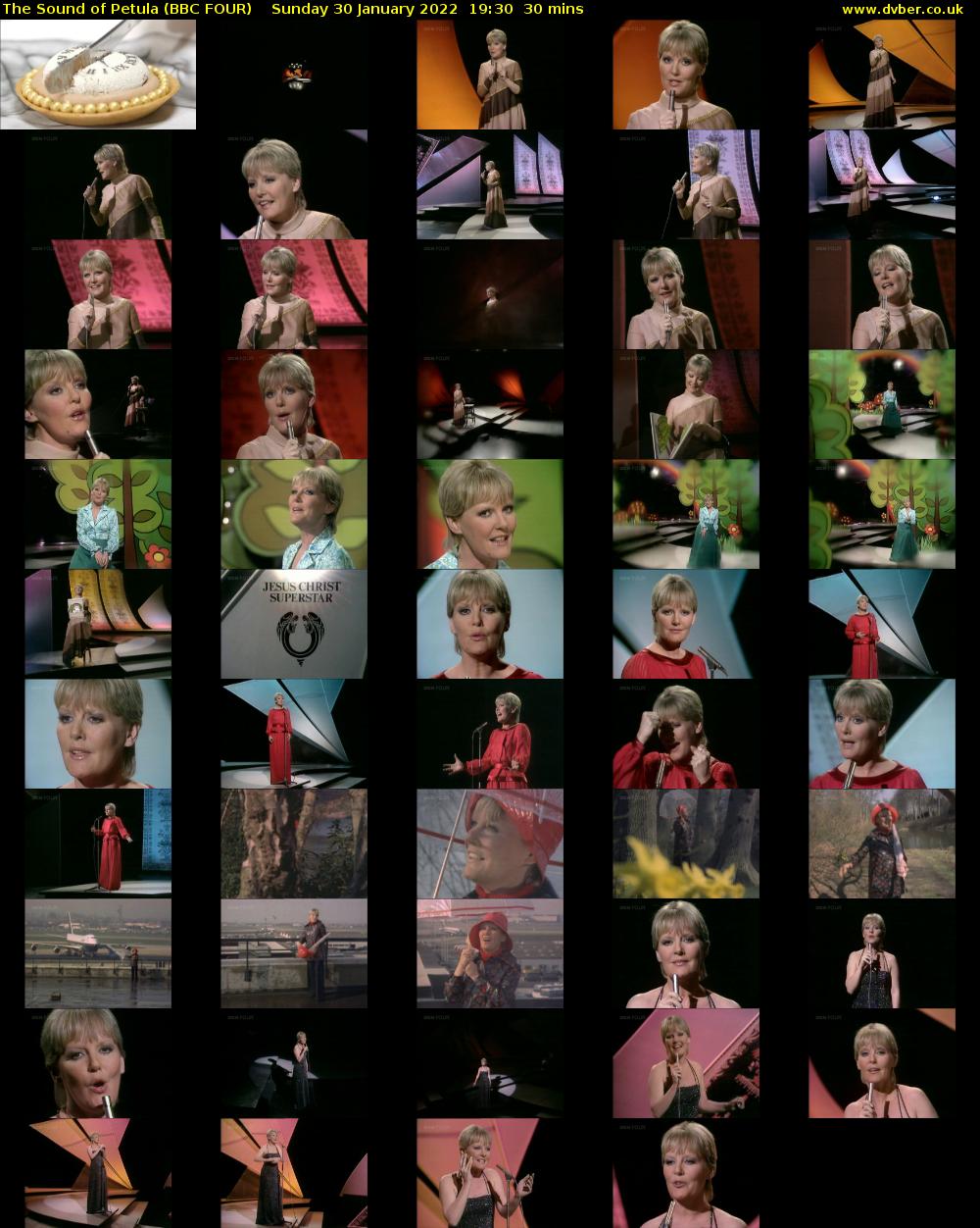 The Sound of Petula (BBC FOUR) Sunday 30 January 2022 19:30 - 20:00