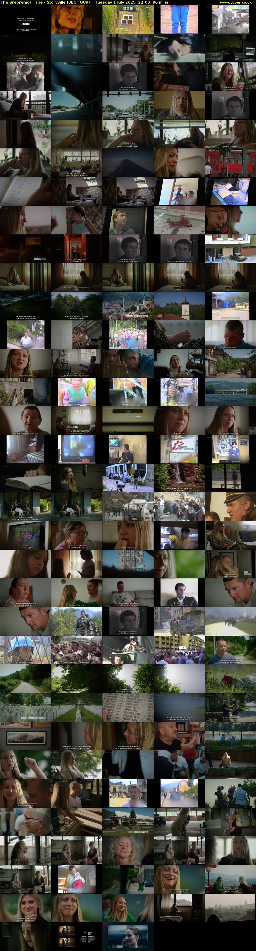 The Srebrenica Tape - Storyville (BBC FOUR) Tuesday 1 July 2025 22:00 - 23:30