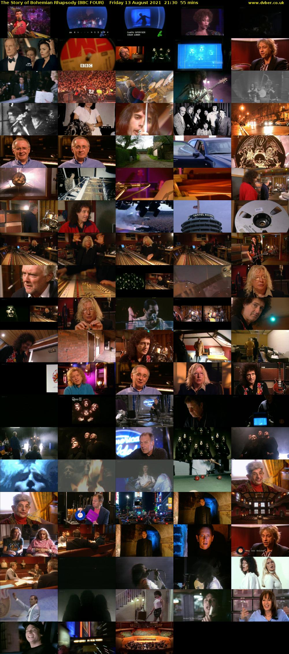 The Story of Bohemian Rhapsody (BBC FOUR) Friday 13 August 2021 21:30 - 22:25