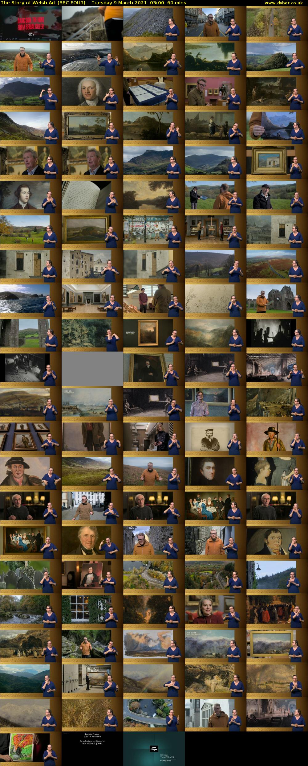 The Story of Welsh Art (BBC FOUR) Tuesday 9 March 2021 03:00 - 04:00