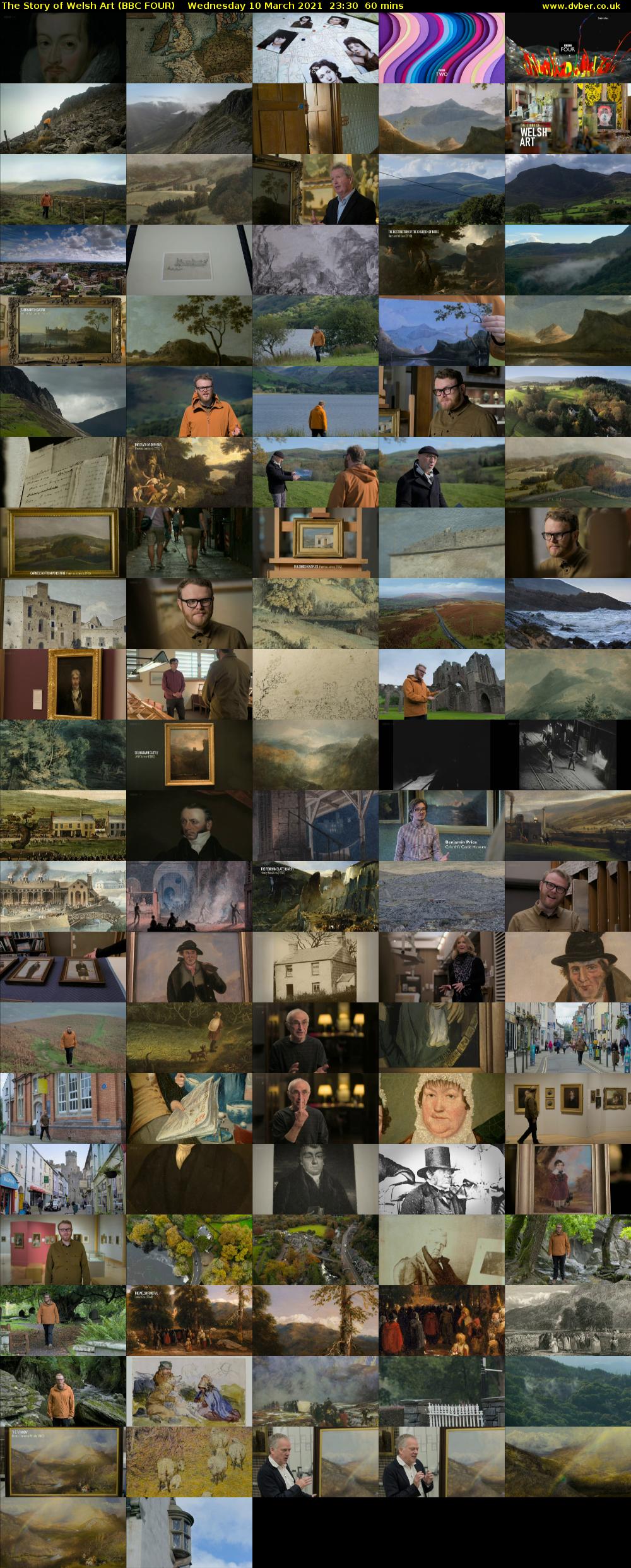 The Story of Welsh Art (BBC FOUR) Wednesday 10 March 2021 23:30 - 00:30