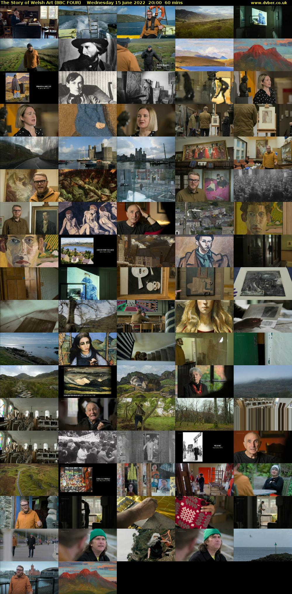 The Story of Welsh Art (BBC FOUR) Wednesday 15 June 2022 20:00 - 21:00