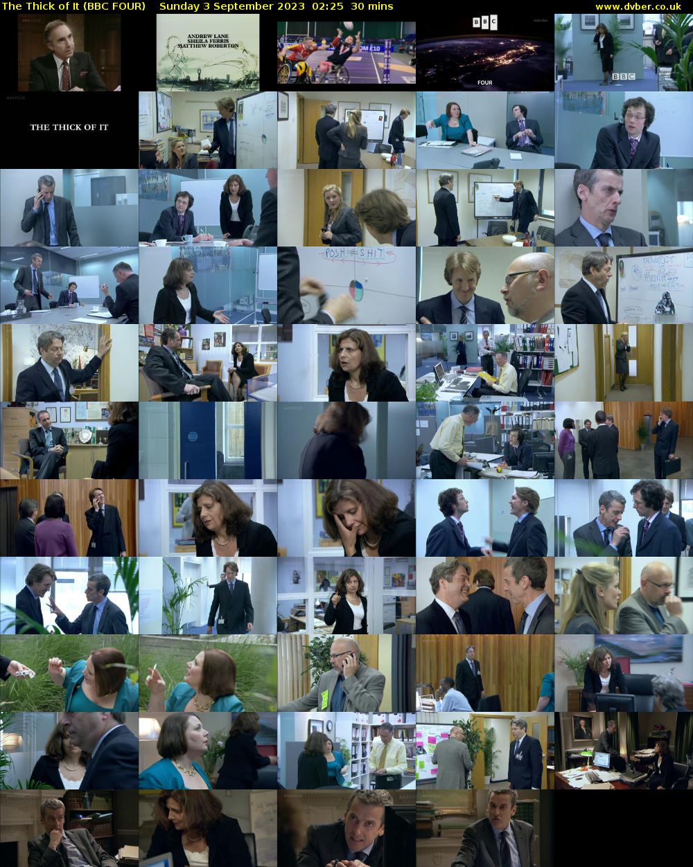 The Thick of It (BBC FOUR) Sunday 3 September 2023 02:25 - 02:55