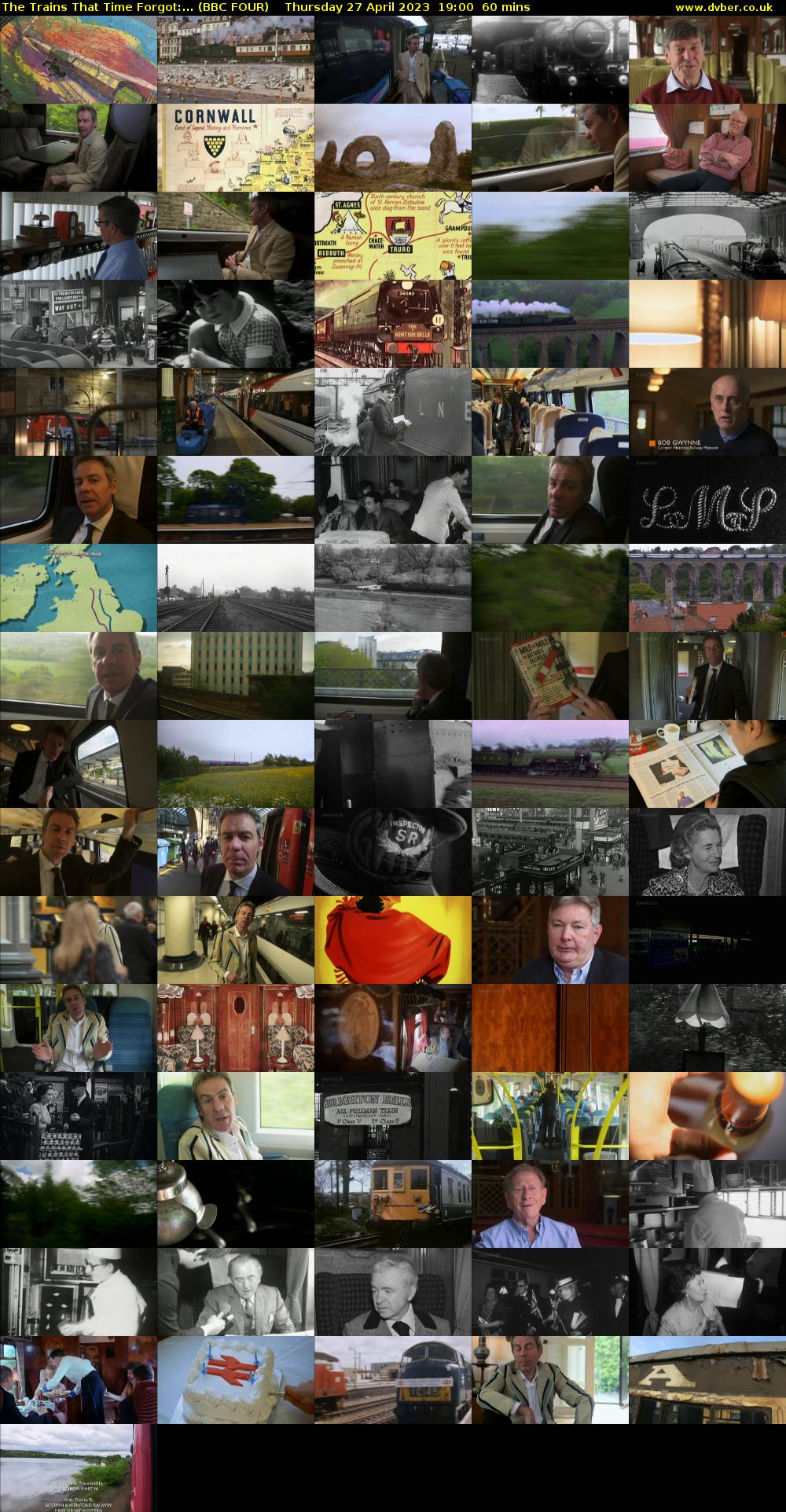 The Trains that Time Forgot:... (BBC FOUR) Thursday 27 April 2023 19:00 - 20:00