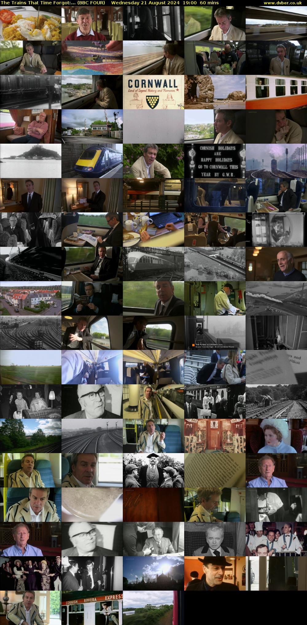 The Trains that Time Forgot:... (BBC FOUR) Wednesday 21 August 2024 19:00 - 20:00