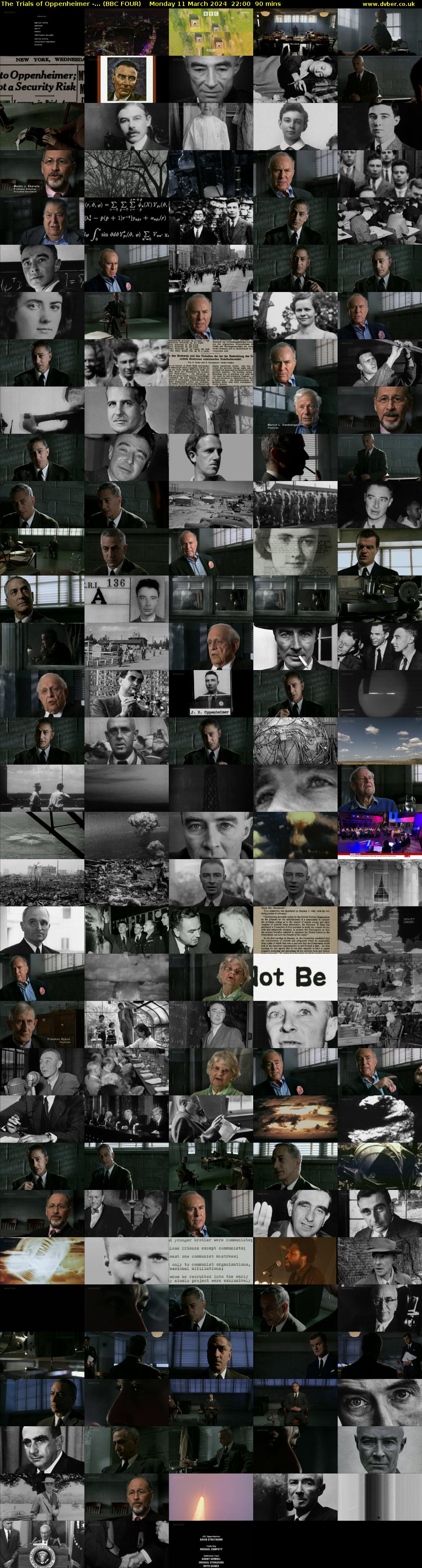 The Trials of Oppenheimer -... (BBC FOUR) Monday 11 March 2024 22:00 - 23:30