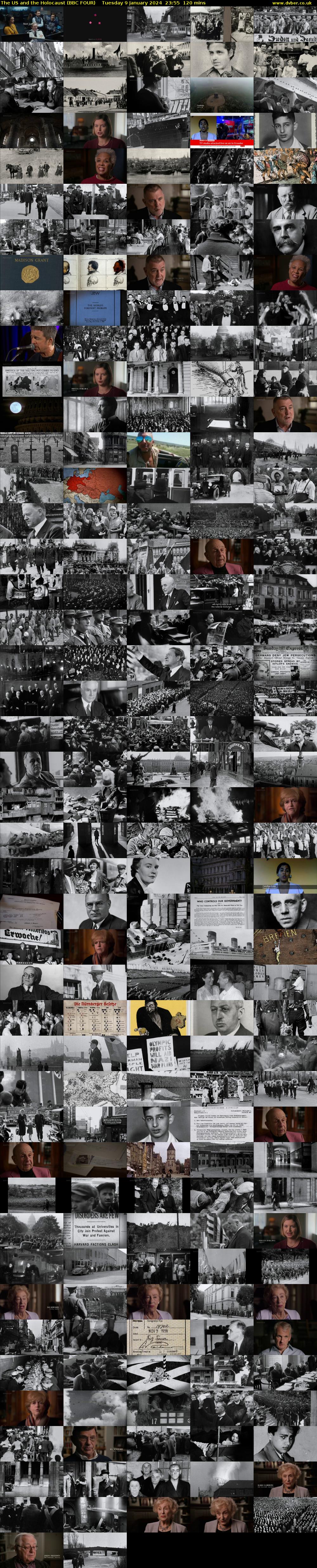 The US and the Holocaust (BBC FOUR) Tuesday 9 January 2024 23:55 - 01:55