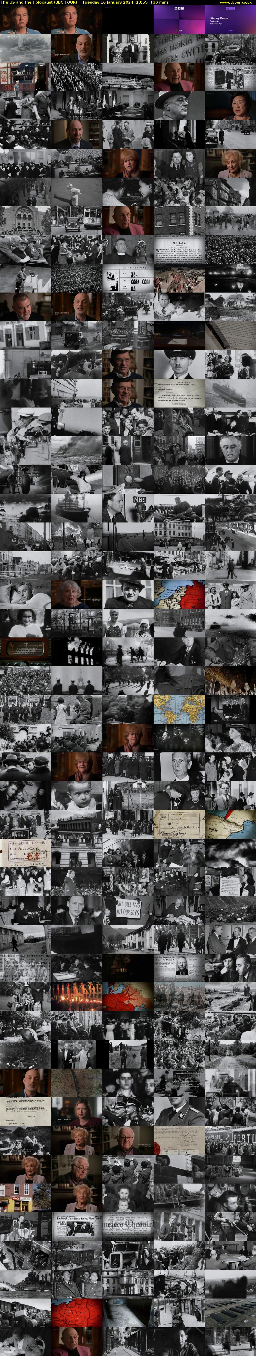 The US and the Holocaust (BBC FOUR) Tuesday 16 January 2024 23:55 - 02:05