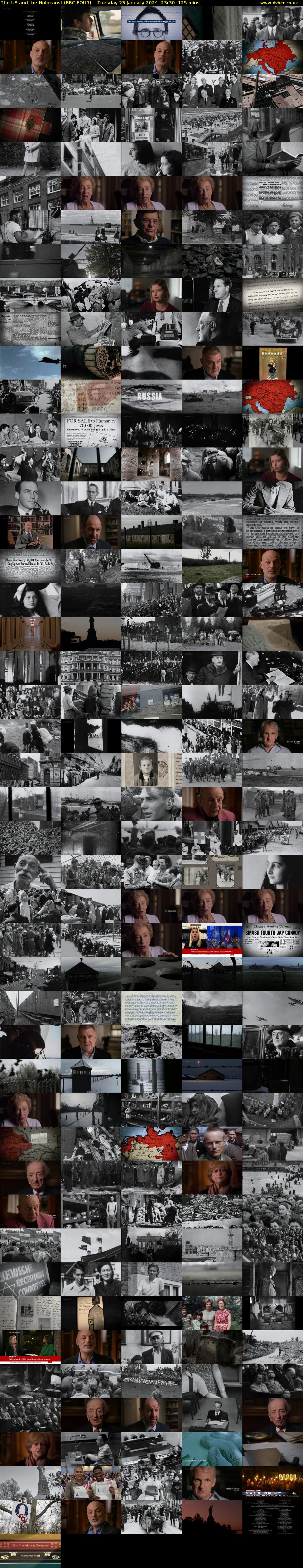 The US and the Holocaust (BBC FOUR) Tuesday 23 January 2024 23:30 - 01:35