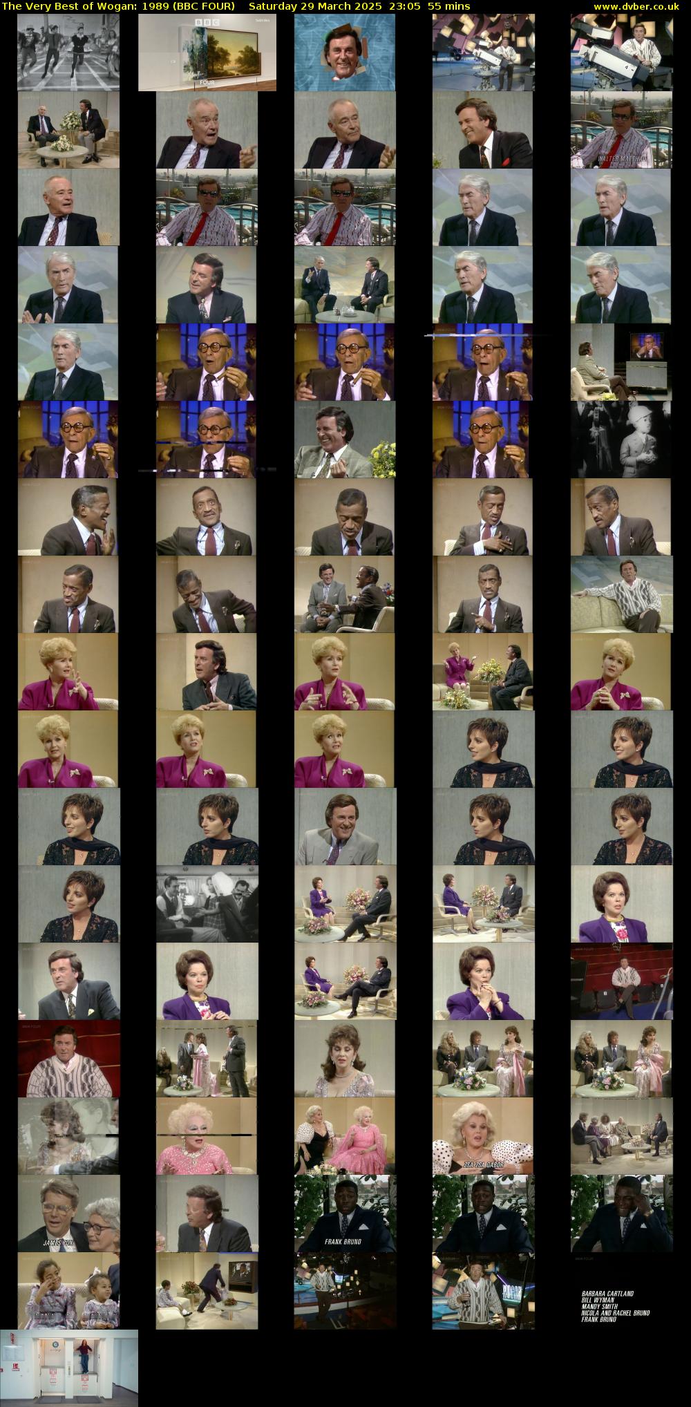 The Very Best of Wogan: 1989 (BBC FOUR) Saturday 29 March 2025 23:05 - 00:00