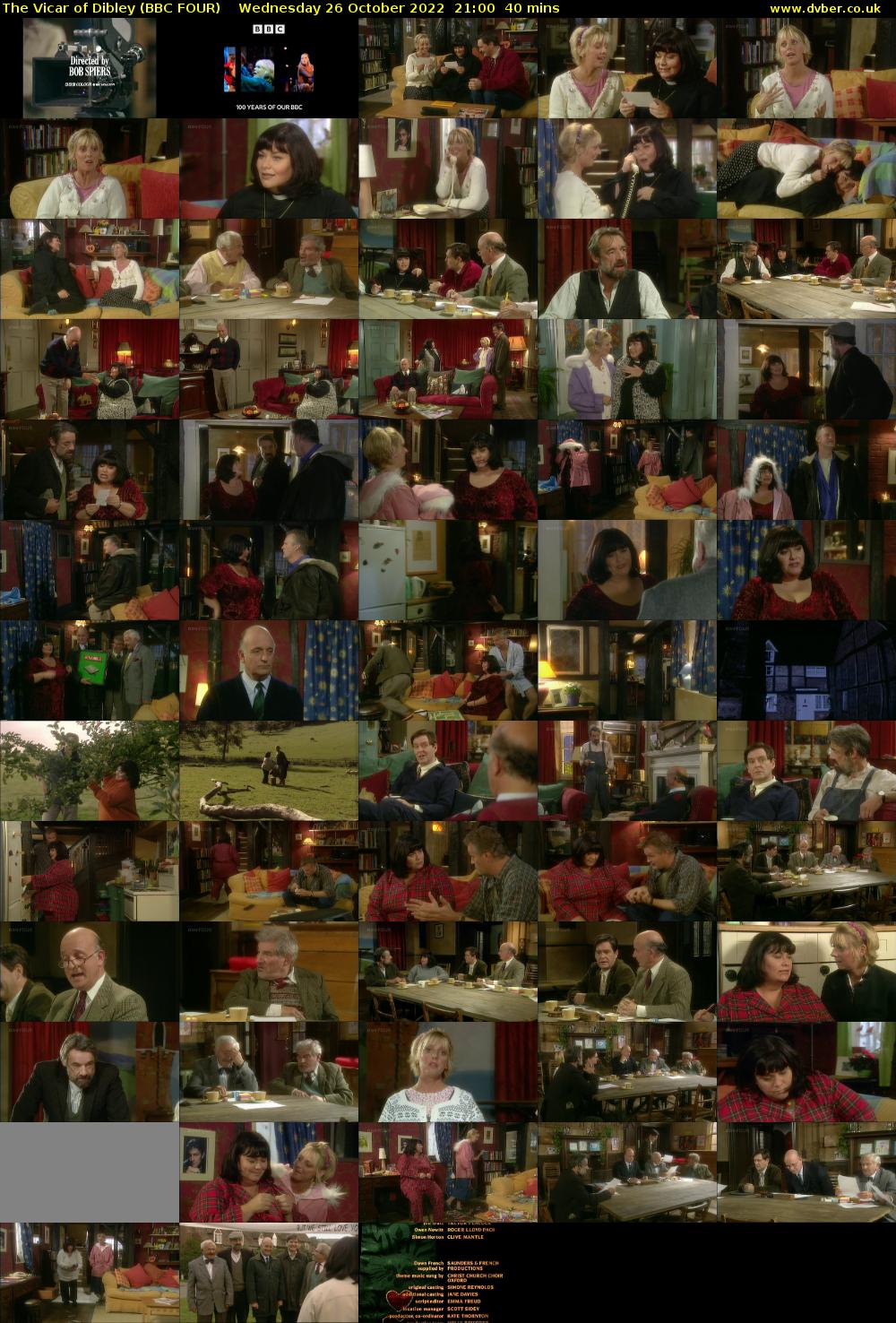 The Vicar of Dibley (BBC FOUR) Wednesday 26 October 2022 21:00 - 21:40