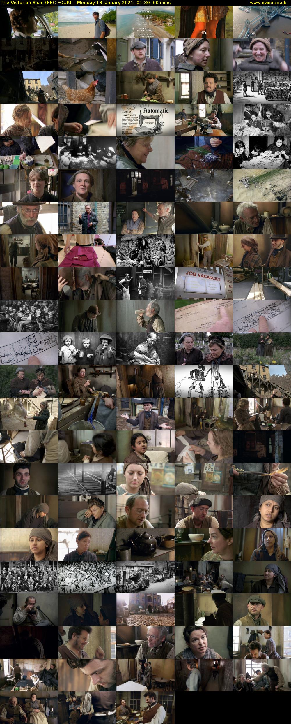 The Victorian Slum (BBC FOUR) Monday 18 January 2021 01:30 - 02:30